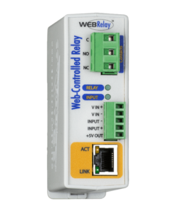 ControlByWeb WebRelay with 1 input and one relay