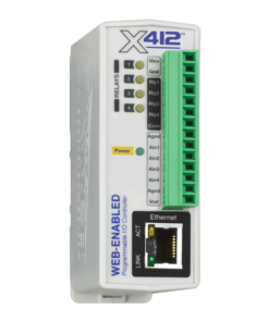 X-412 - 4 relay and 4 analog input module